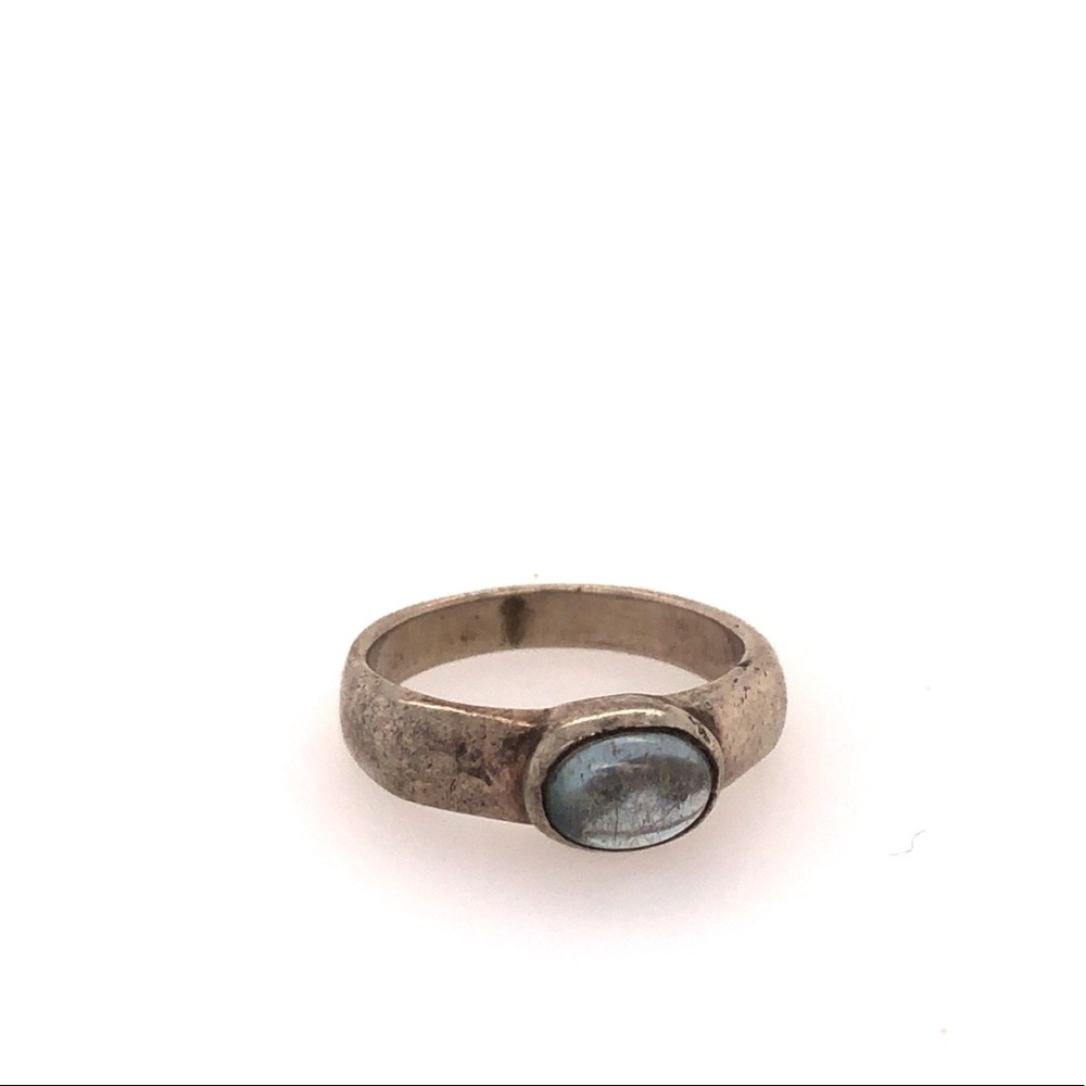 Vintage Moonstone and Silver Ring